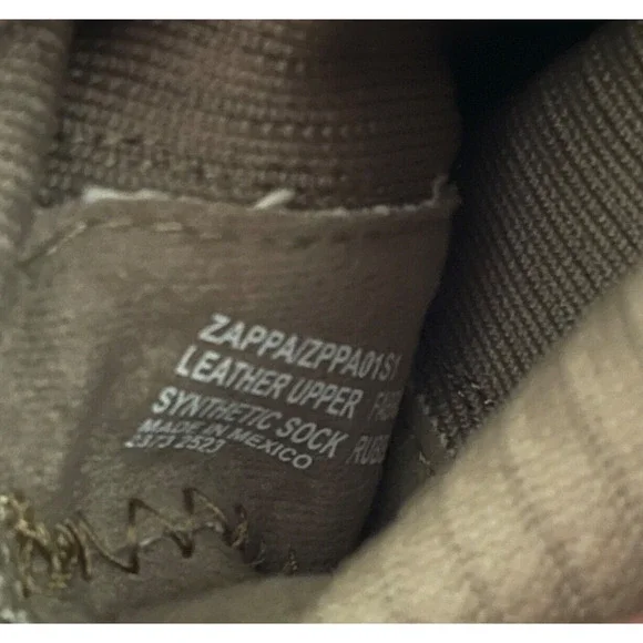 Steve Madden Women's Zappa Lug Sole Boots Size 11 Suede Mushroom Beige Ribbed - Picture 16 of 16